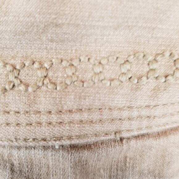 Woolrich Women's Khaki Cropped Capri Pants Size 4 - Picture 5 of 7